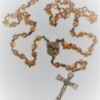 St. Joseph Copper Swarovski Crystal Rosary