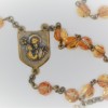 St. Joseph Copper Swarovski Crystal Rosary - Image 2