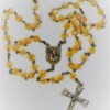 St. Joseph Sunflower Swarovski Crystal Rosary