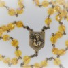 St. Joseph Sunflower Swarovski Crystal Rosary - Image 2