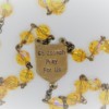 St. Joseph Sunflower Swarovski Crystal Rosary - Image 3