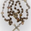 St. Joseph Brown Swarovski Crystal Rosary