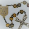 St. Joseph Tiger’s Eye Rosary - Image 3