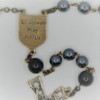 St. Joseph Hematite/Onyx Heavy-Duty Rosary - Image 3