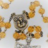 St. Joseph Topaz Czech Crystal Rosary - Image 2