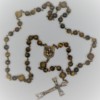 St. Joseph Tiger’s Eye/Rustic Glass Rosary