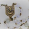 St. Joseph Opal Czech Glass/Siberian Moonstone Rosary - Image 2