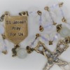 St. Joseph Opal Czech Glass/Siberian Moonstone Rosary - Image 3