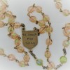 St. Joseph Rose-Green Czech/Fire-Polished Green Glass Rosary - Image 3
