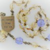 St. Joseph Fire-Polished Rose Czech Glass/Alexandrite Glass Rosary - Image 3