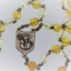 St. Joseph Multi-Color Czech Glass Rosary - Image 2