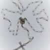 St. Joseph Pearl Czech Glass Rosary