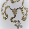 Antique Gold Czech Glass Jesus Prayer Beads
