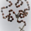 St. Joseph Tortoise-Shell Czech Glass Rosary