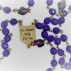 St. Joseph Blue Czech Glass/Multi-Color Glass Rosary - Image 3
