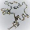 St. Joseph Silver-Gold Czech Glass/Hematite Rosary