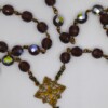 Purple Czech Glass Jesus Prayer Beads - Image 2