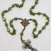 Green Czech Glass Jesus Prayer Beads