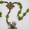 Green Czech Glass Jesus Prayer Beads - Image 2