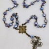 Lilac and Blue Czech Glass Jesus Prayer Beads