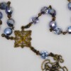 Lilac and Blue Czech Glass Jesus Prayer Beads - Image 2