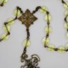Yellow Czech Glass Jesus Prayer Beads - Image 2