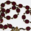Bronze/Red Oval Czech Glass Jesus Prayer Beads - Image 2
