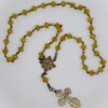 Golden Topaz Czech Glass Jesus Prayer Beads
