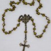 Bronze/Yellow Czech Glass Jesus Prayer Beads
