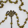 Bronze/Yellow Czech Glass Jesus Prayer Beads - Image 2