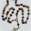 Dark Brown/Speckled Czech Glass Jesus Prayer Beads
