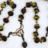 Dark Brown/Speckled Czech Glass Jesus Prayer Beads - Image 2