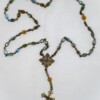 Blue/Topaz Czech Glass Jesus Prayer Beads