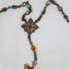Blue/Topaz Czech Glass Jesus Prayer Beads - Image 2