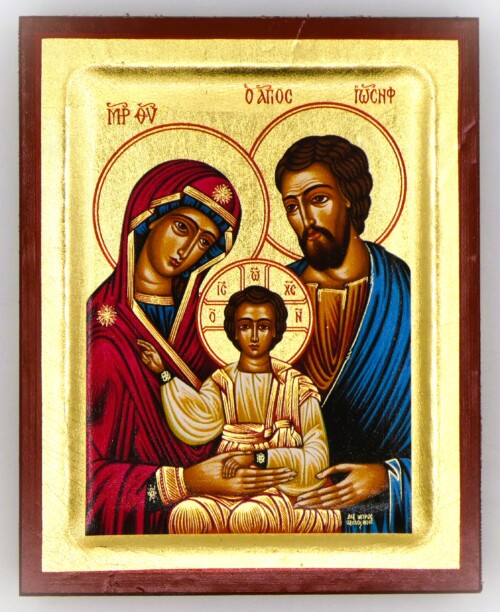 Holy Family Greek Icon (Small)